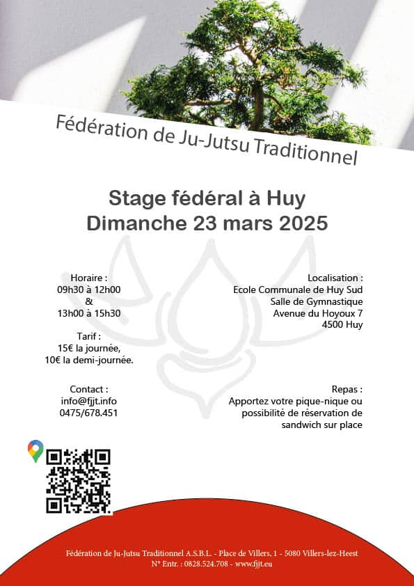 Stage fédéral à Huy